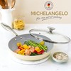 MICHELANGELO Frying Pans Nonstick with Lid - 8 Inch Small