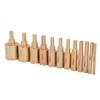 12Pcs Brazed Hole Drill Bit Hole Saw Dry Wet Cut