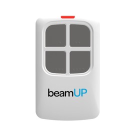 beamUP Universal Garage Door Opener Remote Transmitter, 4-Button Garage Door Remote Control to Operate 4 Separate Garage Doors, Compatible with Most Garage Door and Gate Opener Brands