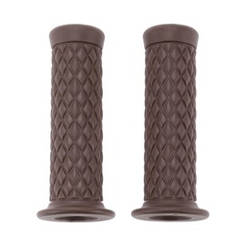 Hihaha 7/8" 22mm 15/16" 24mm Universal Motorcycle Hand Grips Cover Non Slip Rubber Handlebar Cover for Motorcycle Scooter Bicycle ATV Coffee 1 Pair