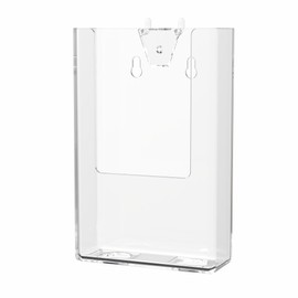 Marketing Holders 2 Pack Pegboard 4" Wide Brochure Holder Rack Card Trifold Pocket Literature Printed Material Menu Peg Board Mount Pamphlet Display