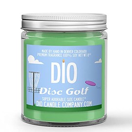 Disc Golf Candle (8oz) Grass Dirt and Wind Scented Soy