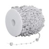 1 Roll Pearl Beads Chain Artificial Pearl Strand Trim String