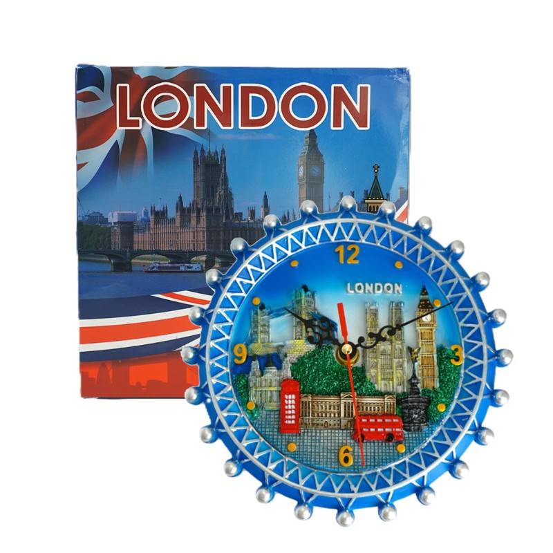 Stylish London Eye Desktop Clock – 3D Decorative Resin Clock