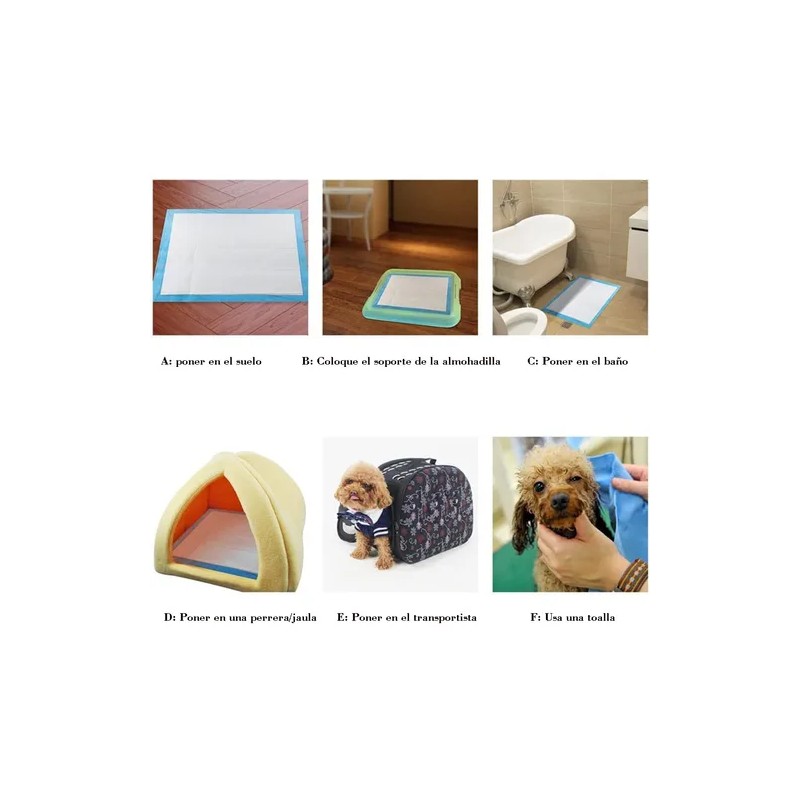 Pañal Almohadillas De Entrenamiento Para Perros Y Gatos 50pz