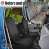 EDIETH Black Oxford Fabric 60/40 Split Seat Covers for Ford