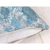 DDintex FLORET LONDON Cushion Cover Swim Dunclair Sax 17.7 x