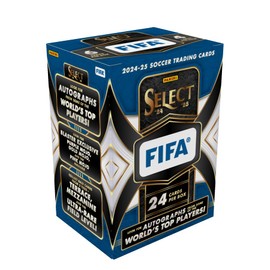 Panini Select FIFA Soccer Blaster Box 2024-25 – Tarjetas Oficiales de FIFA – Incluye Paralelos, novatos e Insertos exclusivos de Blaster – Panini Retail Edition