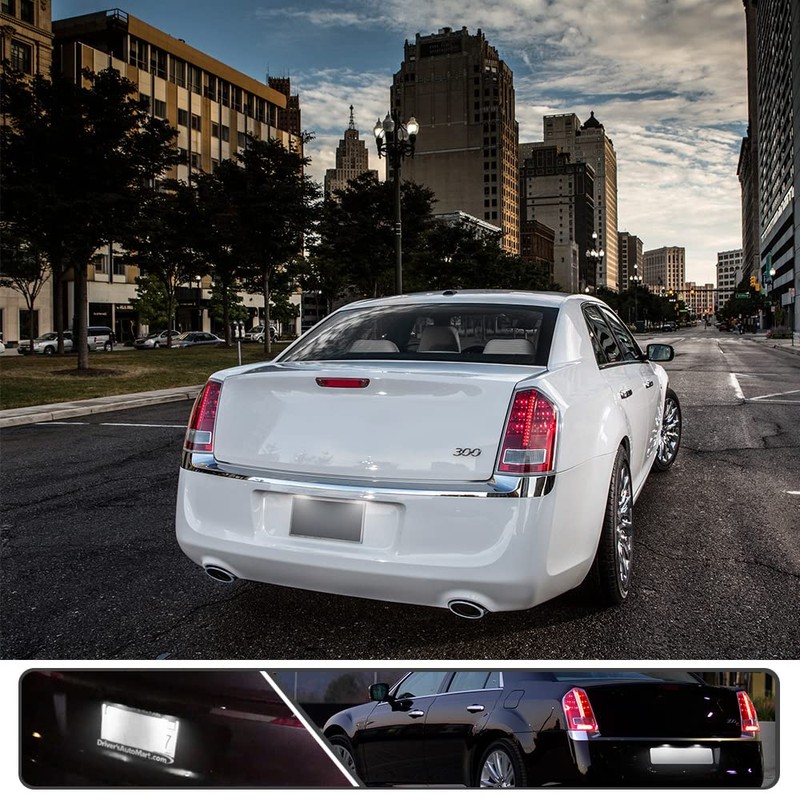 Mingrui test 2Pcs LED License Plate Lights Number Lamp for