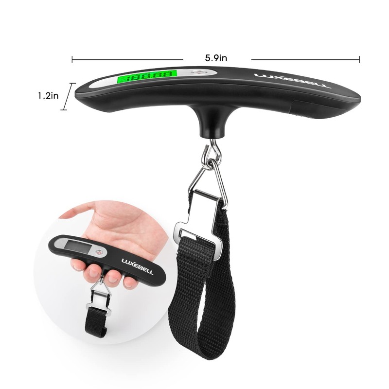 Digital Luggage Scale Vacation Travel Essentials Accessories Gifts for Traveler