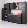 Prepac Elite 32" Tall Wall Cabinet, Black