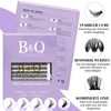 B&Q Lash Extension Set, 0.07C, 9–15 mm Mix, 40D Eyelash