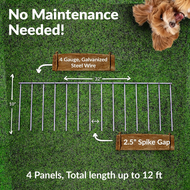 Dig Defence Animal Barrier Fence 4 Pack Large, Holiday Gift
