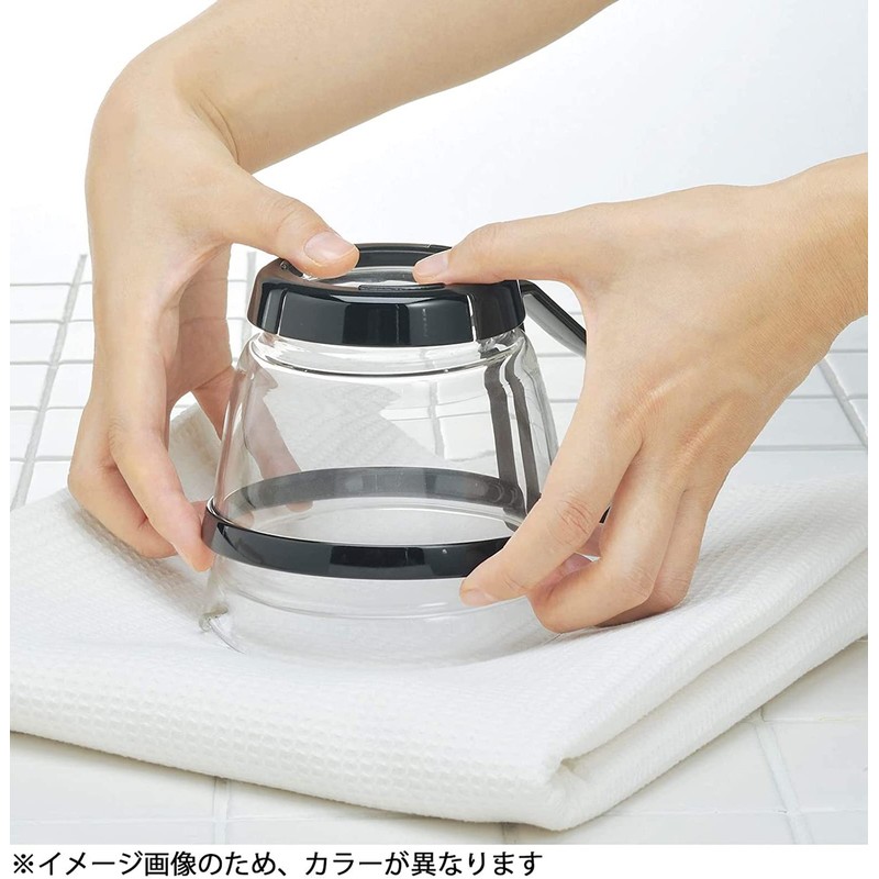 iwaki(イワキ) 耐熱ガラス ティーポット レンジのポット 茶器 グリーン 400ml K863-G