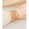 RLMOON Stackable Gold Rings for Women Non Tarnish Dainty 14K