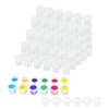 1770 Pieces 0.1oz Empty Paint Pot, 295 Strips Acrylic Mini