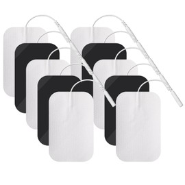 10 Stück TENS Elektroden Pads 6x9cm Selbstklebende Elektroden Tens Gerät Universal Klebeelektroden Wiederverwendbare Ersatzpads