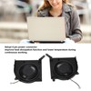 Laptop Cooling Fan 4Pin Power Metal ABS Light Weight Stable