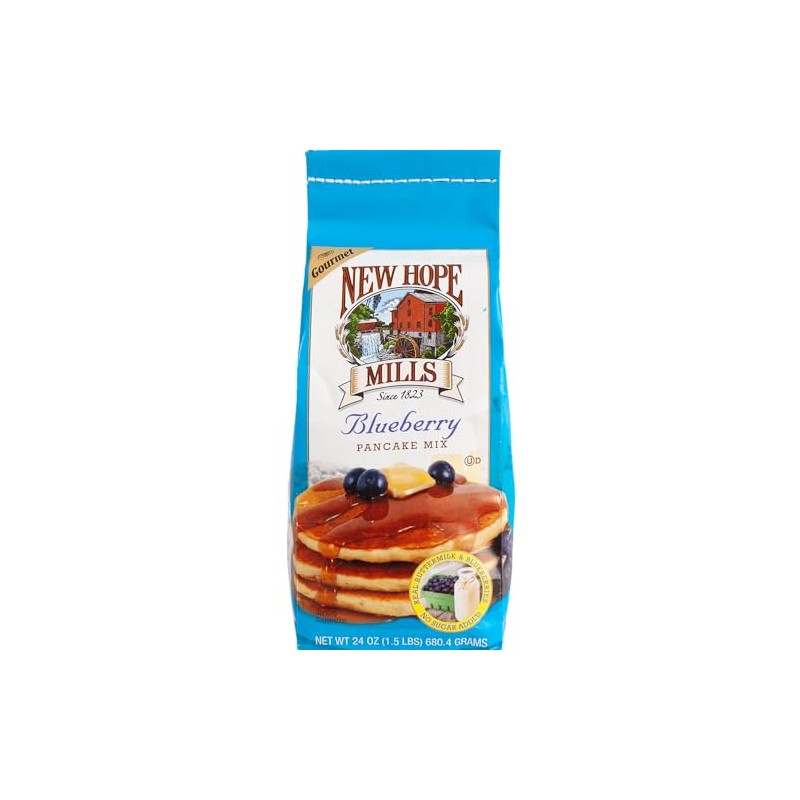 Blueberry Pancake Mix by New Hope Mills Bursting with Real