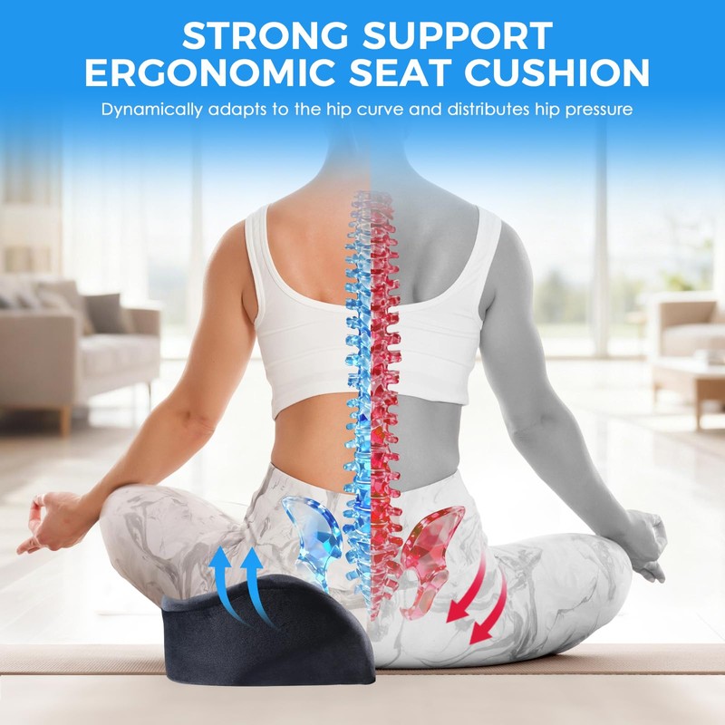Niceeday Seat Cushion for Office, Car & Wheelchair - Premium