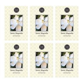 Bridgewater Scented Sachets - Sweet Magnolia, Pack of 6