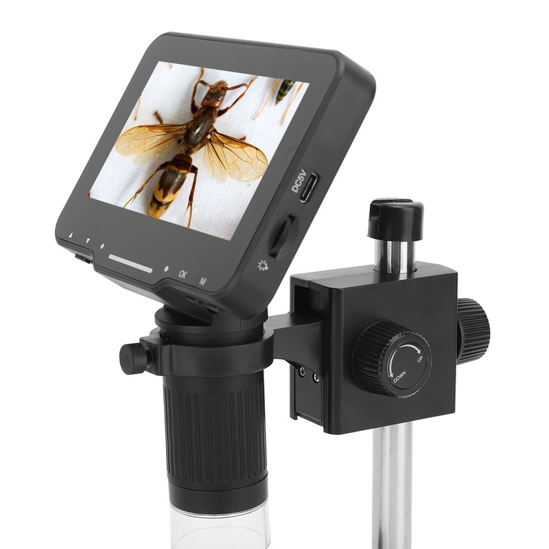 4.3in HD LCD Digital USB Microscope 1000X Magnification Electronic Microscope