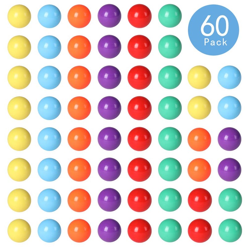 Laviesto 60 Pcs Game Replacement Balls for Chinese Checker, 5/8