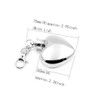 iSavage 1 oz Hip Flask 18/8 Stainless Steel Heart Shaped