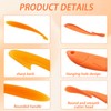HhBdy 2 Pcs Orange Peeler Tool,Citrus Peeler Toollong-Handle Tool Orange
