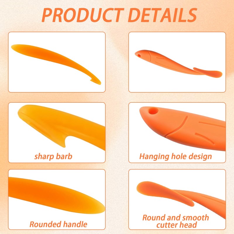 HhBdy 2 Pcs Orange Peeler Tool,Citrus Peeler Toollong-Handle Tool Orange