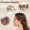4 Pcs French Side Combs for Small French Twist, Decorative