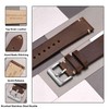 Anbeer Quick Release Leather Watch Bands for Men Women,18mm Top