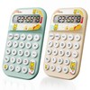 Exlliy Exlliy Pocket Calculator, Kids 8 Digit Small Desktop, LCD