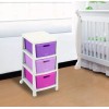 Rimax Cajonero Infantil De 3 Gavetas Multicolor Para Niña