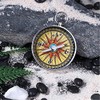 ARFUKA 2pcs Portable Compass Mini Orienteering Compass Pocket Hiking Compasses