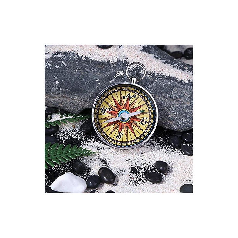 ARFUKA 2pcs Portable Compass Mini Orienteering Compass Pocket Hiking Compasses