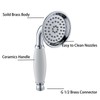 Vintage Hand Shower Head, Biveah Brass Telephone Shower Head High
