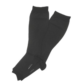 レックスフィット　薄手ハイソックス　つま先なし　LLサイズ　ブラック色　クラスⅡ20-30mmHg