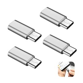 Basesailor USB Type C Extension Adapter 4-Pack, High-Speed Data Transfer, Protective Case Compatibility, Durable Aluminum Alloy Construction, 10Gbps Transfer Spee