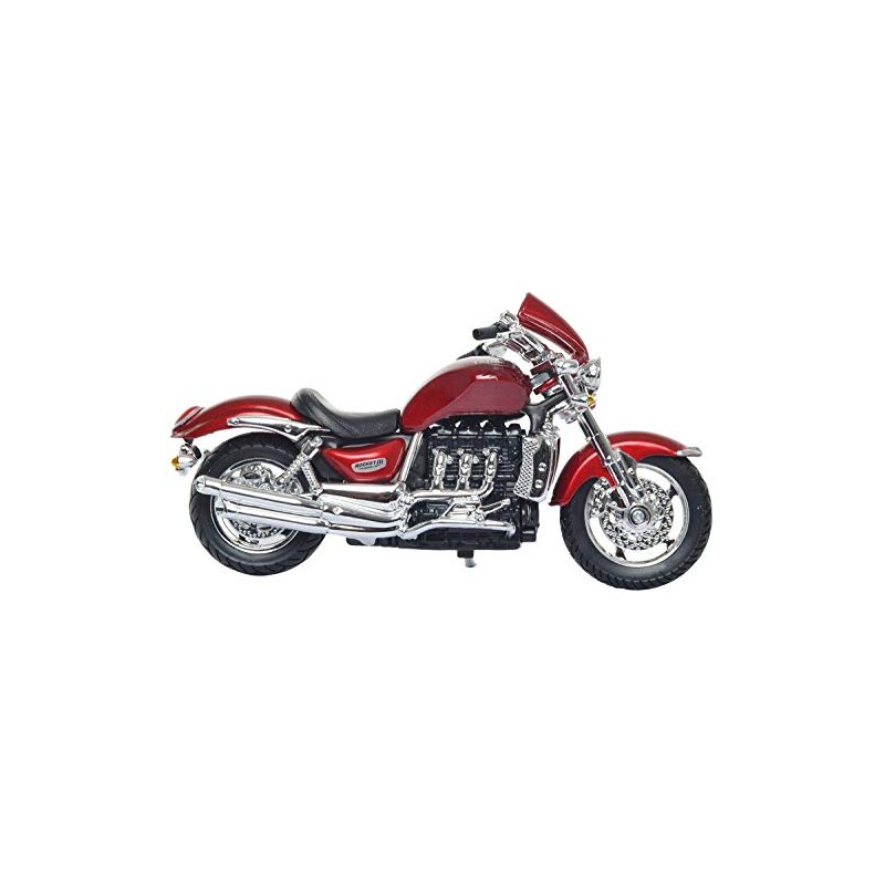 Bburago 18-51039 Triumph Rocket III 1/18 Modell Motorrad Rot