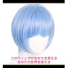CaseEden WIG6080 Cosplay Wig, Full Wig, Heat Resistant, Short, Center