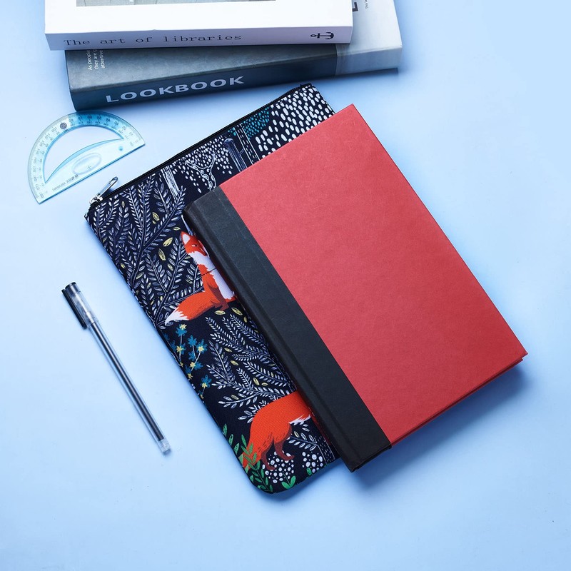 Fox Forest 11" x 8.5" Zip Up Book Protector Gift