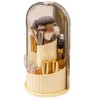 360° Rotatable Luxury Makeup Storage Case, Dustproof, Large Capacity Makeup