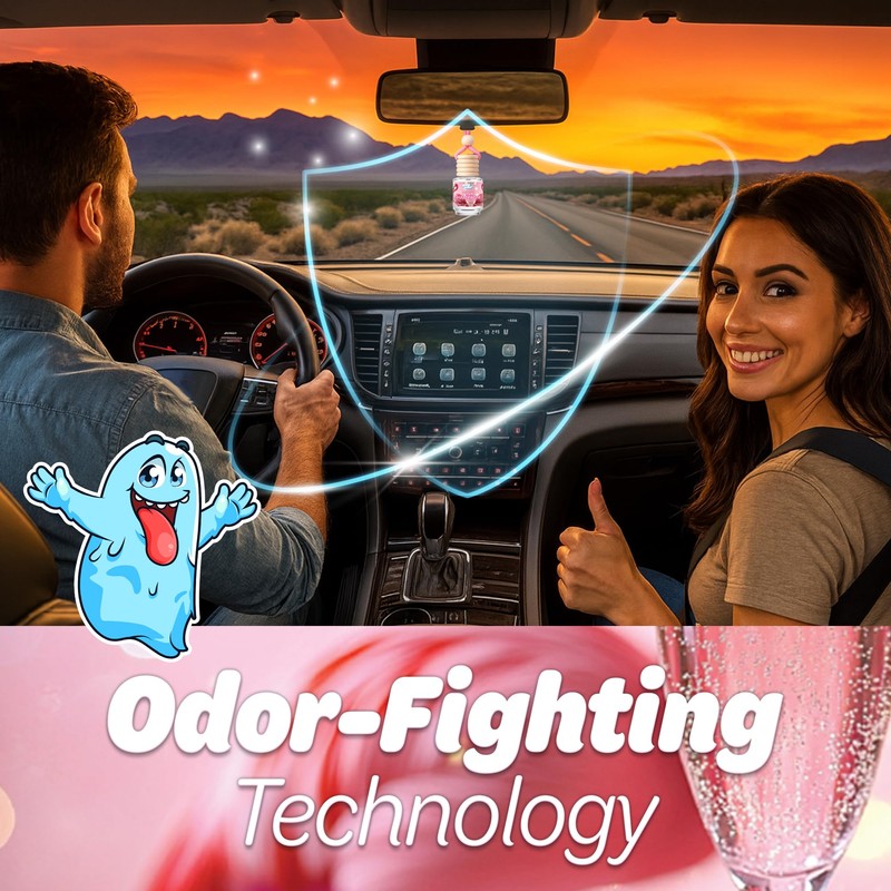 Gunk Getter Hanging Air Freshener Car Diffusers - Long Lasting