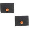 FOMIYES 2pcs Essential Oil Storage Carrying Case Felt Organizer Pouch