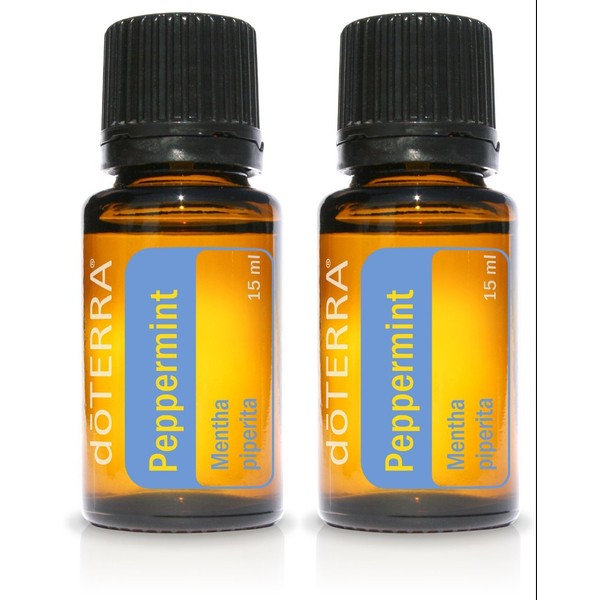 doTERRA Peppermint Essential Oil 15 ml by doTERRA, 2 Pack