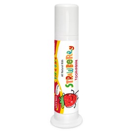 North American Herb & Spice Kid-e-kare Strawberry Toothpaste - 3.4 oz - All-Natural Formula for Kids - No Fluoride, Sugar, Dyes, or Chemicals