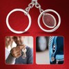 Hugwish American Football Key Pendant, 2 Pieces, Rugby Key Pendant,