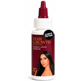 Suero Hair Growth Magic Drop De Jailyne Ojeda: Fórmula Revitalizante Del Cuero Cabelludo De Rápida Absorción; Promueve Un Cabello Más Grueso Y Saludable Con Extr