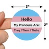 My Pronouns Are They Them Theirs Gender Identity 2" Planner